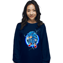 Load image into Gallery viewer, Secret_Shirts Long Sleeve Shirts, Unisex / Small / Navy License 2 Quill!