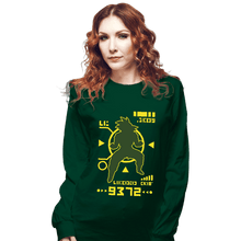 Load image into Gallery viewer, Shirts Long Sleeve Shirts, Unisex / Small / Forest Saiyan Power Over 9000