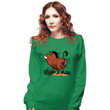 Load image into Gallery viewer, Daily_Deal_Shirts Long Sleeve Shirts, Unisex / Small / Irish Green Savannah Detective