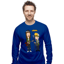 Load image into Gallery viewer, Daily_Deal_Shirts Long Sleeve Shirts, Unisex / Small / Royal Blue Most Metal Ever
