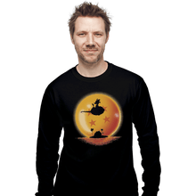 Load image into Gallery viewer, Shirts Long Sleeve Shirts, Unisex / Small / Black Goku on Sunset