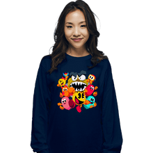 Load image into Gallery viewer, Secret_Shirts Long Sleeve Shirts, Unisex / Small / Navy Pac-Man World