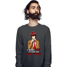 Load image into Gallery viewer, Shirts Long Sleeve Shirts, Unisex / Small / Charcoal Support Kira