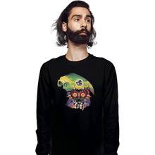 Load image into Gallery viewer, Shirts Long Sleeve Shirts, Unisex / Small / Black Majora's Mask