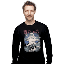Load image into Gallery viewer, Shirts Long Sleeve Shirts, Unisex / Small / Black Kaiju Snowman