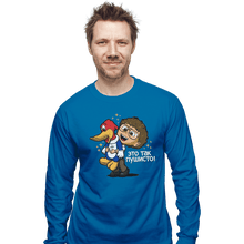 Load image into Gallery viewer, Shirts Long Sleeve Shirts, Unisex / Small / Sapphire It's Not Rigged