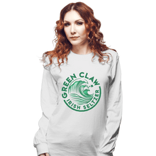 Load image into Gallery viewer, Secret_Shirts Long Sleeve Shirts, Unisex / Small / White Green Claw