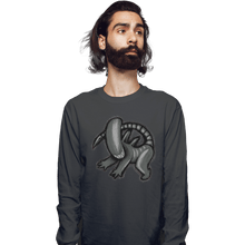 Load image into Gallery viewer, Shirts Long Sleeve Shirts, Unisex / Small / Charcoal The Xeno King