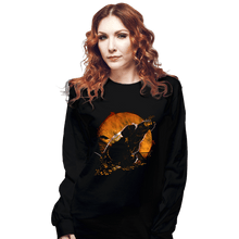 Load image into Gallery viewer, Shirts Long Sleeve Shirts, Unisex / Small / Black The Leaf On The Wind