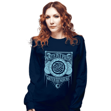 Load image into Gallery viewer, Shirts Long Sleeve Shirts, Unisex / Small / Navy Water Tribe