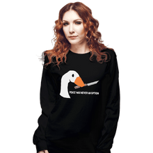 Load image into Gallery viewer, Shirts Long Sleeve Shirts, Unisex / Small / Black Peace Was Never An Option