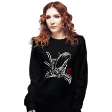 Load image into Gallery viewer, Daily_Deal_Shirts Long Sleeve Shirts, Unisex / Small / Black The Shadow of the Space Monster