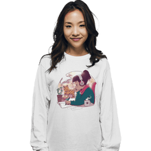 Load image into Gallery viewer, Daily_Deal_Shirts Long Sleeve Shirts, Unisex / Small / White Lo Fi Sketch & Coffee