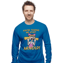 Load image into Gallery viewer, Shirts Long Sleeve Shirts, Unisex / Small / Sapphire The Disaster Lover