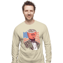 Load image into Gallery viewer, Shirts Long Sleeve Shirts, Unisex / Small / Natural AbraHAM Lincoln