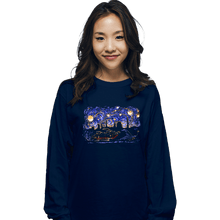 Load image into Gallery viewer, Daily_Deal_Shirts Long Sleeve Shirts, Unisex / Small / Navy Starry Canyon