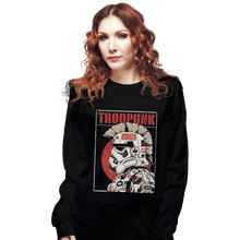 Load image into Gallery viewer, Shirts Long Sleeve Shirts, Unisex / Small / Black Troopunk

