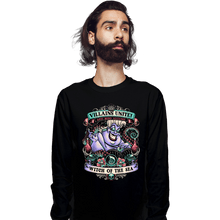 Load image into Gallery viewer, Daily_Deal_Shirts Long Sleeve Shirts, Unisex / Small / Black Villains Unite Ursula
