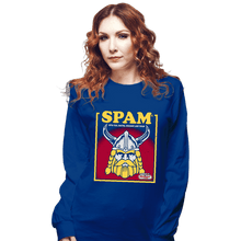 Load image into Gallery viewer, Daily_Deal_Shirts Long Sleeve Shirts, Unisex / Small / Royal Blue Spam