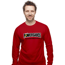 Load image into Gallery viewer, Secret_Shirts Long Sleeve Shirts, Unisex / Small / Red Powersauce
