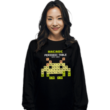 Load image into Gallery viewer, Daily_Deal_Shirts Long Sleeve Shirts, Unisex / Small / Black Arcade Periodic Table