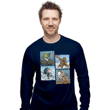 Load image into Gallery viewer, Shirts Long Sleeve Shirts, Unisex / Small / Navy Playful Rebels