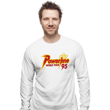 Load image into Gallery viewer, Daily_Deal_Shirts Long Sleeve Shirts, Unisex / Small / White Powerline Tour 95