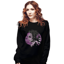 Load image into Gallery viewer, Shirts Long Sleeve Shirts, Unisex / Small / Black Devious Ghost