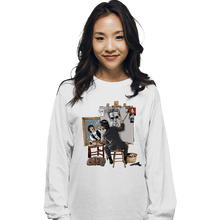 Load image into Gallery viewer, Secret_Shirts Long Sleeve Shirts, Unisex / Small / White Keanu Portrait