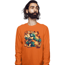 Load image into Gallery viewer, Secret_Shirts Long Sleeve Shirts, Unisex / Small / Orange Toy Mike!