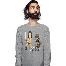 Load image into Gallery viewer, Shirts Long Sleeve Shirts, Unisex / Small / Sports Grey The Barbarian And The Thief