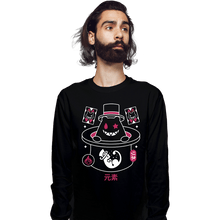 Load image into Gallery viewer, Secret_Shirts Long Sleeve Shirts, Unisex / Small / Black Magician Hat Monster!