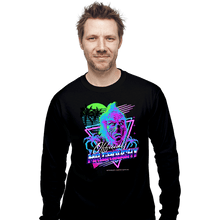Load image into Gallery viewer, Shirts Long Sleeve Shirts, Unisex / Small / Black Mr Grouchy x CoDdesigns Neon Retro Tee