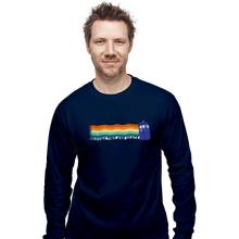Load image into Gallery viewer, Secret_Shirts Long Sleeve Shirts, Unisex / Small / Navy Through Time And Space