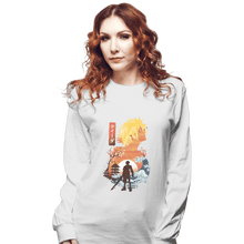 Load image into Gallery viewer, Shirts Long Sleeve Shirts, Unisex / Small / White Ukiyo Tidus