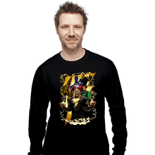 Load image into Gallery viewer, Daily_Deal_Shirts Long Sleeve Shirts, Unisex / Small / Black Pumped Thunder