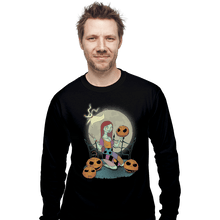 Load image into Gallery viewer, Shirts Long Sleeve Shirts, Unisex / Small / Black Pumpkins