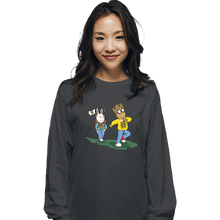 Load image into Gallery viewer, Shirts Long Sleeve Shirts, Unisex / Small / Charcoal King Arthur