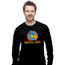 Load image into Gallery viewer, Daily_Deal_Shirts Long Sleeve Shirts, Unisex / Small / Black Mortal Duel