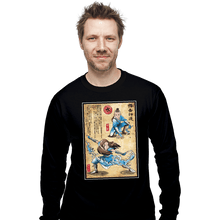 Load image into Gallery viewer, Daily_Deal_Shirts Long Sleeve Shirts, Unisex / Small / Black Water Tribe Master Woodblock