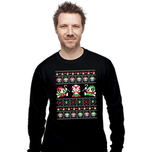 Load image into Gallery viewer, Shirts Long Sleeve Shirts, Unisex / Small / Black Christmas Bros