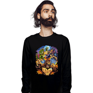 Daily_Deal_Shirts Long Sleeve Shirts, Unisex / Small / Black Rampage Arcade Tribute
