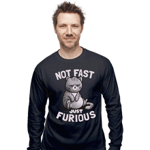 Load image into Gallery viewer, Shirts Long Sleeve Shirts, Unisex / Small / Dark Heather Not Fast Just Furious