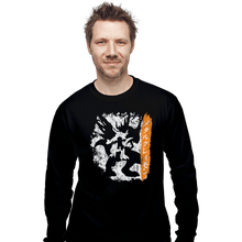 Load image into Gallery viewer, Daily_Deal_Shirts Long Sleeve Shirts, Unisex / Small / Black Mega Meteora