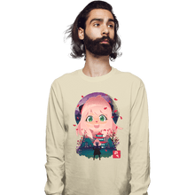 Load image into Gallery viewer, Daily_Deal_Shirts Long Sleeve Shirts, Unisex / Small / Natural Anya Yukio-e