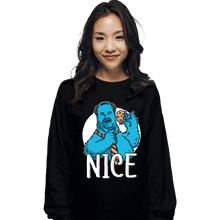 Load image into Gallery viewer, Shirts Long Sleeve Shirts, Unisex / Small / Black Nice