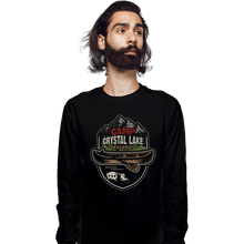 Load image into Gallery viewer, Secret_Shirts Long Sleeve Shirts, Unisex / Small / Black Camp Crystal