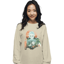 Load image into Gallery viewer, Shirts Long Sleeve Shirts, Unisex / Small / Natural Ukiyo Zelda