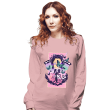Load image into Gallery viewer, Shirts Long Sleeve Shirts, Unisex / Small / Pink Shinobu Butterfly