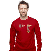 Load image into Gallery viewer, Shirts Long Sleeve Shirts, Unisex / Small / Red Run The Duels